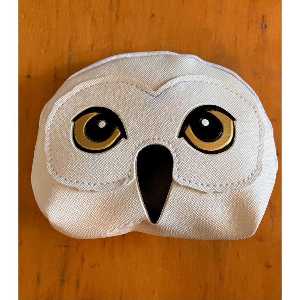 Harry Potter Coin Purse White Hedwig Owl Wizarding World Pouch Universal Studios
